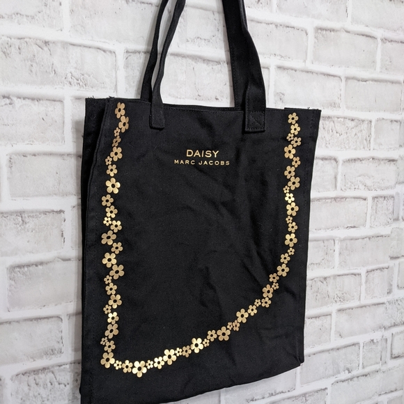 Marc Jacobs Daisy Black Gold Tote Bag - Picture 2 of 3